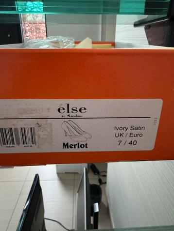 Nouvelles chaussures de mariée Elsa taille 40, Neuf, Enlèvement ou Envoi, Autres couleurs, Else