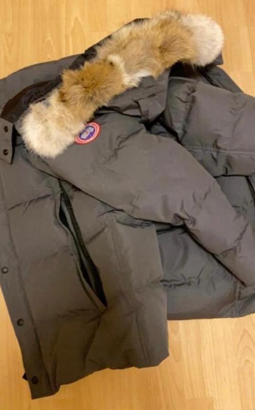 Canada Goose Wyndham parka winterjas, Kleding | Heren, Jassen | Winter, Nieuw, Maat 52/54 (L), Grijs, Ophalen of Verzenden