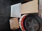 Lot plateaus te koop, Ophalen