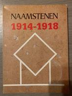 (WESTHOEK DIKSMUIDE NIEUWPOORT) Naamstenen 1914-1918., Utilisé, Enlèvement ou Envoi