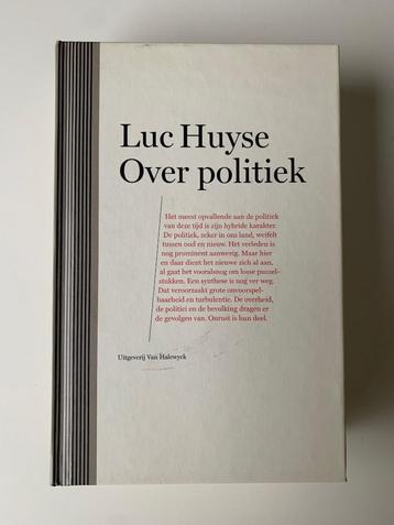Luc Huyse Over politiek Hardcover, in perfecte staat