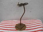 miniatuur vliegtuig-1950-1960-koper-messing, Ophalen of Verzenden