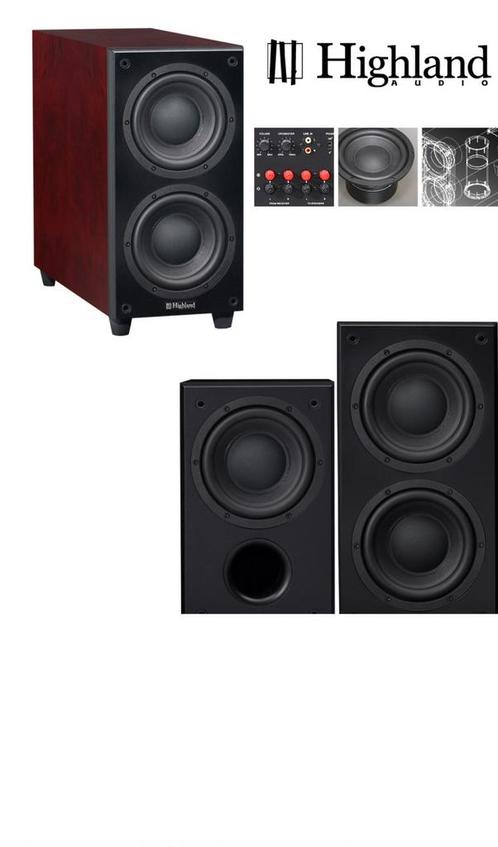 Gezocht: subwoofer Highland, Audio, Tv en Foto, Luidsprekerboxen, Zo goed als nieuw, Subwoofer, Ophalen