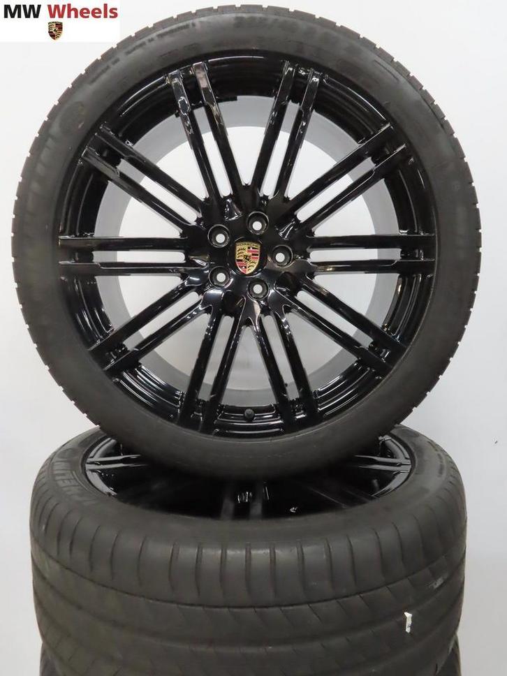 Originele Porsche Macan Turbo 21 inch velgen zomerbanden, Auto-onderdelen, Banden en Velgen, Banden en Velgen, Zomerbanden, 21 inch