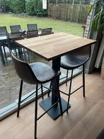 Hoge tafel met 2 hoge krukken, Huis en Inrichting, Ophalen, Zo goed als nieuw