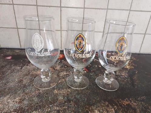 Corsendonk verschillende bierglazen, Verzamelen, Glas en Drinkglazen, Zo goed als nieuw, Bierglas, Ophalen of Verzenden