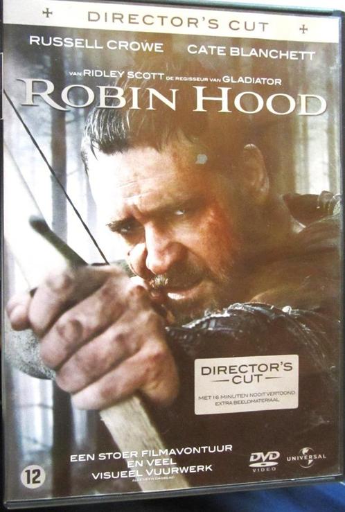 DVD ACTIE- ROBIN HOOD (RUSSEL CROWE- CATE BLANCHETT), Cd's en Dvd's, Dvd's | Actie, Zo goed als nieuw, Actiethriller, Alle leeftijden
