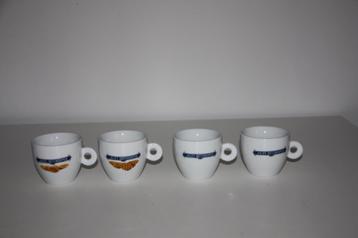 Jules destrooper 4 koffie kopjes, Enlèvement ou Envoi, Utilisé, Tasse(s) et/ou soucoupe(s)