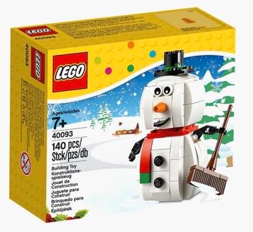 Lego sneeuwpop 40093 beschikbaar voor biedingen
