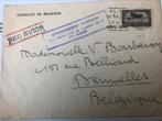 Marokko 1928 Belgisch consulaat luchtpostbrief, Postzegels en Munten, Brief