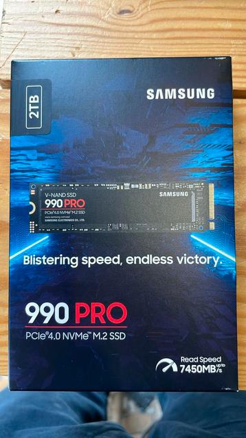 Samsung 990 PRO. Nieuw closed box beschikbaar voor biedingen