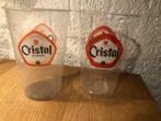 cristal alken bierbeker plastic 0,25 cl verschillend 2, Ophalen, Zo goed als nieuw, Glas of Glazen