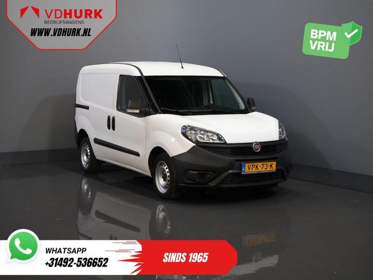 Fiat Doblò Cargo 1.6 MJ 105 pk BPM VRIJ! 3Pers./ NL Auto/ Ai, Auto's, Bestelwagens en Lichte vracht, Bedrijf, ABS, Airconditioning