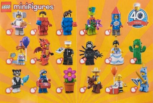 Lego 71021 series 18 40e verjaardagsfeestje: politieagent,…, Kinderen en Baby's, Speelgoed | Duplo en Lego, Zo goed als nieuw