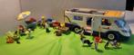 Playmobil: blauwe mobilehome + extra, Ophalen, Zo goed als nieuw
