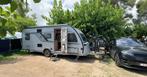 Luxe gezinscaravan – Full option – Zo goed als nieuw, Caravans en Kamperen, Caravans, Luifel, 7 tot 8 meter, Particulier, Knaus
