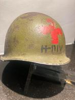 Casque US medic schlueter liner fireston ww2 secteur 4eme di, Enlèvement ou Envoi, Autres