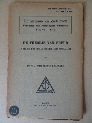 Freud C. J. Wijnaendts Francken De theorie van Freud 1920 beschikbaar voor biedingen