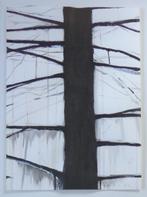 YVES BEAUMONT / TREE / ACRYL VERF / 95x75cm / KADER / SIG, Ophalen