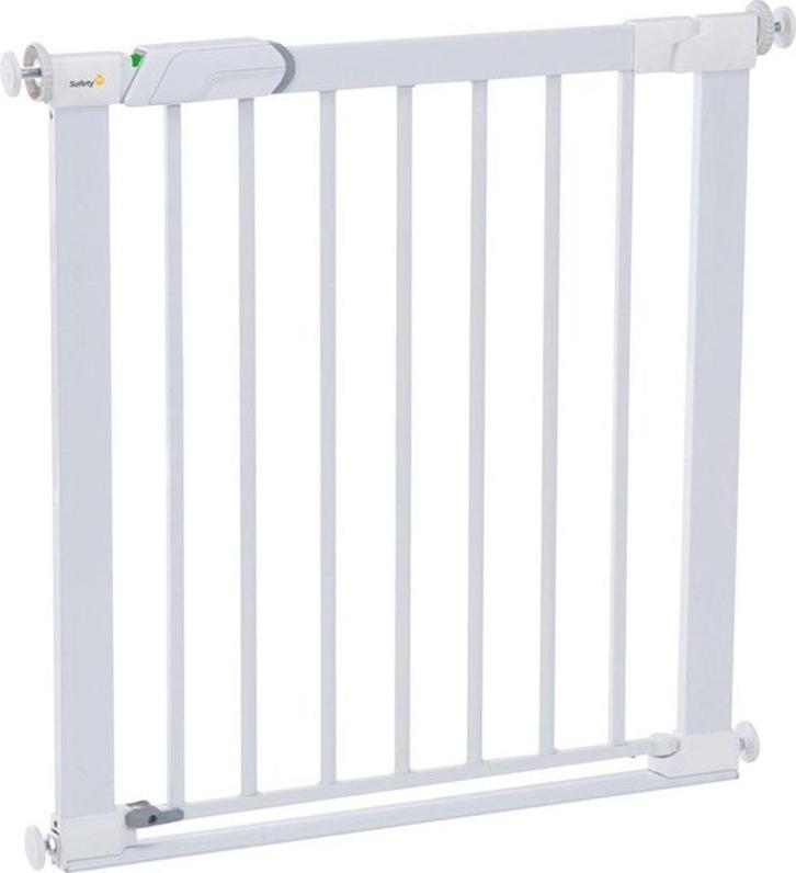 Safety 1st Flat Step Traphekje Deurhekje Wit, Kinderen en Baby's, Traphekjes, Zo goed als nieuw, Klemhekje, Metaal of IJzer, 100 tot 115 cm