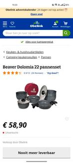 Camping pannenset, Caravans en Kamperen, Ophalen