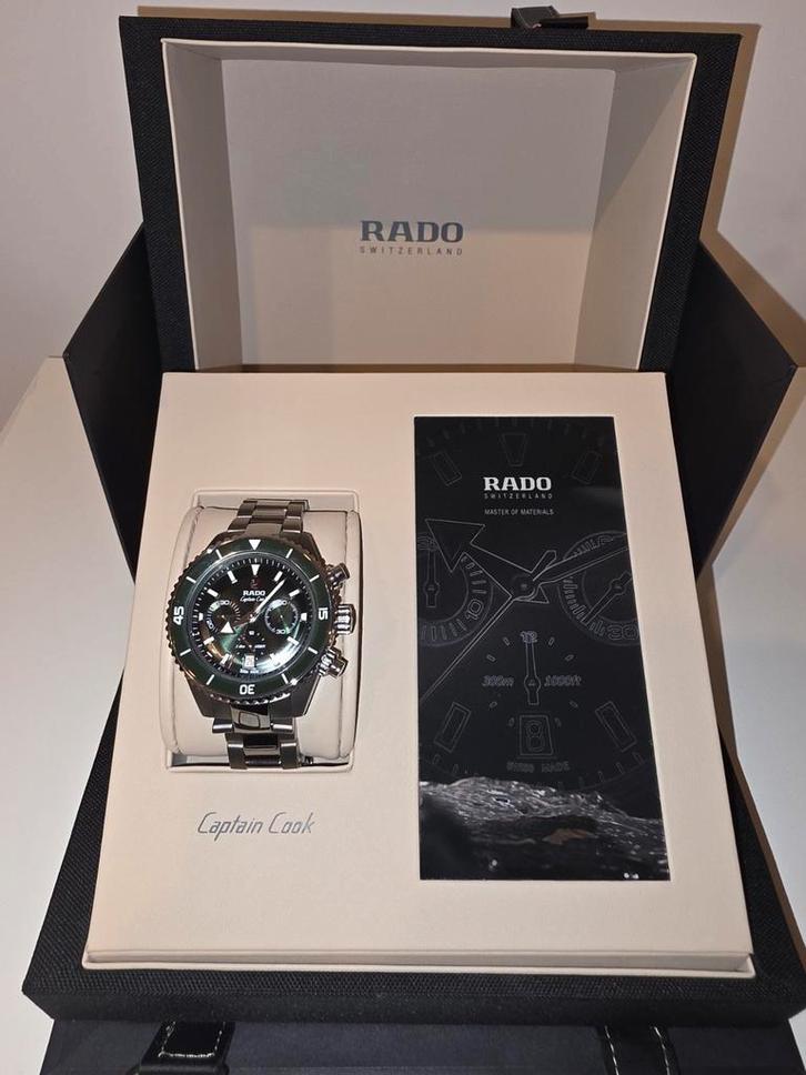 RADO

RADO Captain Cook hightech keramische chronograaf, Bijoux, Sacs & Beauté, Montres | Hommes, Acier, Acier, Enlèvement