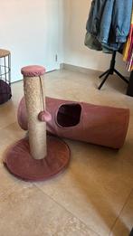 Krabpaal met tunnel designed by Lotte, Dieren en Toebehoren, Krabmeubelen, Ophalen, Gebruikt, Krabpaal