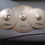 Zildjian a custom 14 "hihat + 20" medium ride voor drumstel, Ophalen of Verzenden, Zo goed als nieuw