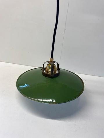 Emaille lamp, Huis en Inrichting, Ophalen, Zo goed als nieuw