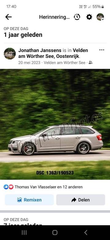 Skoda octavia rs, Autos, Argent ou Gris, Euro 6, Noir, 5 portes