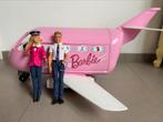 Barbie vliegtuig + piloot + stewardess (zie foto’s) - NIEUW, Kinderen en Baby's, Speelgoed | Poppen, Nieuw, Ophalen of Verzenden
