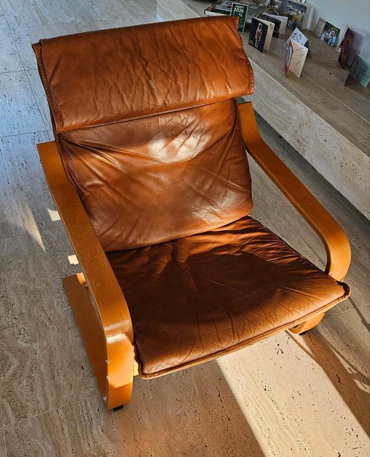 POEM est un design scandinave du designer japonais N., Maison & Meubles, Fauteuils, Cuir, Enlèvement