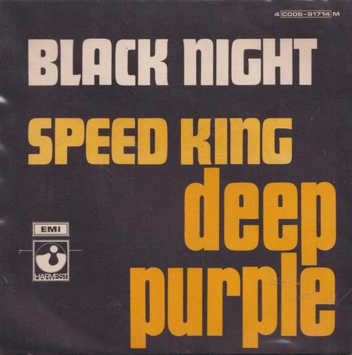 Deep Purple – Black night / Speed King – Single, CD & DVD, Vinyles Singles, Utilisé, Single, Rock et Metal, 7 pouces, Enlèvement ou Envoi