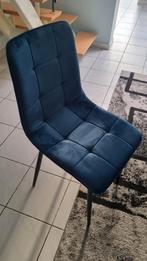 Lot de six chaises neuves bleu, Enlèvement, Bleu