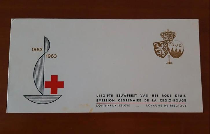 Belgium 1963 100 Jaar Intl Red Cross OBP1267B Albert & Paola, Postzegels en Munten, Postzegels | Europa | België, Postfris, Overig