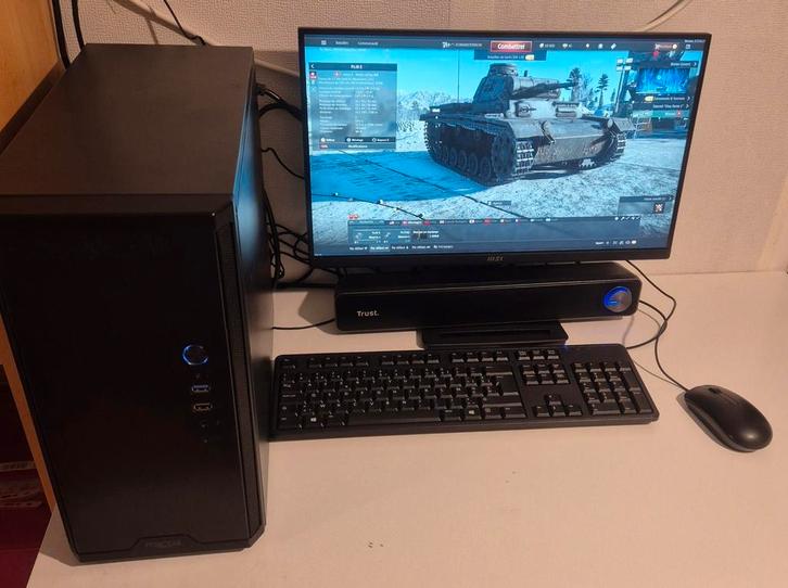 PC Gaming Complet setup, Informatique & Logiciels, Ordinateurs de bureau, Comme neuf, 3 à 4 Ghz, SSD, 32 GB, Avec carte vidéo