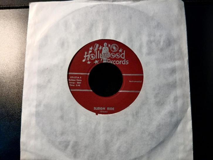 Lloyd Glenn ‎– Sleigh Ride " Popcorn ' 7 " 1954, CD & DVD, Vinyles Singles, Comme neuf, Single, Jazz et Blues, 7 pouces, Enlèvement ou Envoi