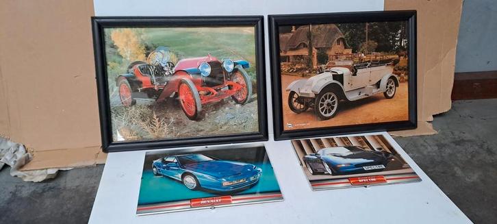 Auto en oldtimers in mooi kader, Verzamelen, Automerken, Motoren en Formule 1, Zo goed als nieuw, Ophalen of Verzenden