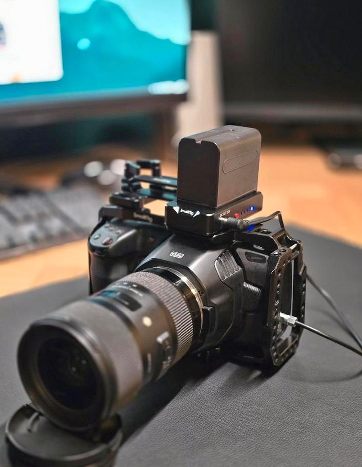 Blackmagic Pocket Cinema Camera 6K met sigma lens, TV, Hi-fi & Vidéo, Caméscopes numériques, Comme neuf, Caméra, Enlèvement