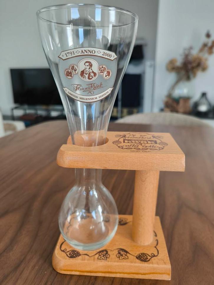 Kwak bierglas, Millennium gelimiteerde editie (1791-2000), Verzamelen, Glas en Drinkglazen, Zo goed als nieuw, Bierglas, Ophalen of Verzenden