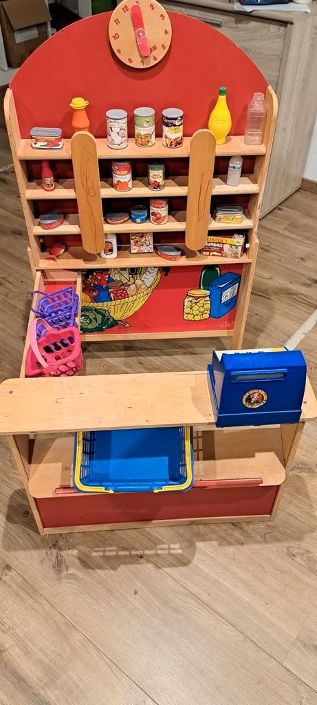 Magasin de jouets avec accessoires, Enfants & Bébés, Jouets | Jouets en bois, Utilisé, Enlèvement ou Envoi