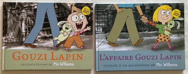 Gouzi Lapin : 2 albums très originaux de Mo Willems - 3 ans, Boeken, Kinderboeken | Kleuters, Gelezen, Fictie algemeen, Ophalen of Verzenden