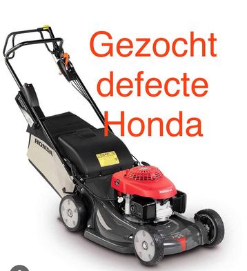 Ik zoek defect Honda benzine maaiers beschikbaar voor biedingen
