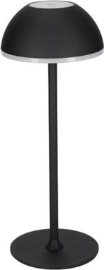JENS Living LED Tafellamp - Oplaadbaar -Ø 11x 28,5 cm- zwart, Huis en Inrichting, Ophalen of Verzenden, Nieuw, Metaal, Minder dan 50 cm