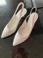 NIEUWE witte schoenen met open hiel, maat 39. Perfecte staat, Vêtements | Femmes, Chaussures, Neuf, Enlèvement ou Envoi, Chaussures à haut talons