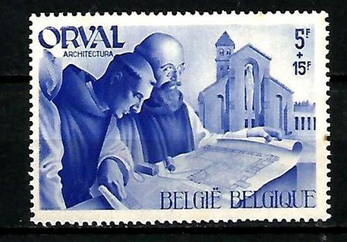 1941 Orval zegel uit blok 11 OBP 567 A**, Postzegels en Munten, Postzegels | Europa | België, Postfris, Orginele gom, Overig, Zonder stempel