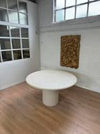 Table à manger ronde en mortex de 120 cm de diamètre, Maison & Meubles, Enlèvement ou Envoi, Rond