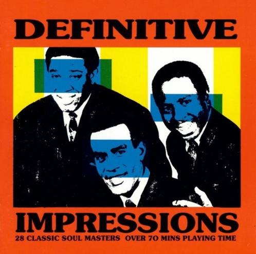 The Impressions – Definitive Impressions - Cd = Als nieuw, Cd's en Dvd's, Cd's | R&B en Soul, Zo goed als nieuw, Soul of Nu Soul