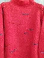 Handgebreide Rode pull s/m, Handgebreid, Ophalen of Verzenden, Maat 38/40 (M), Rood