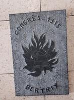 Bertrix 1975 Congress gegraveerde steen, Ophalen of Verzenden, Zo goed als nieuw